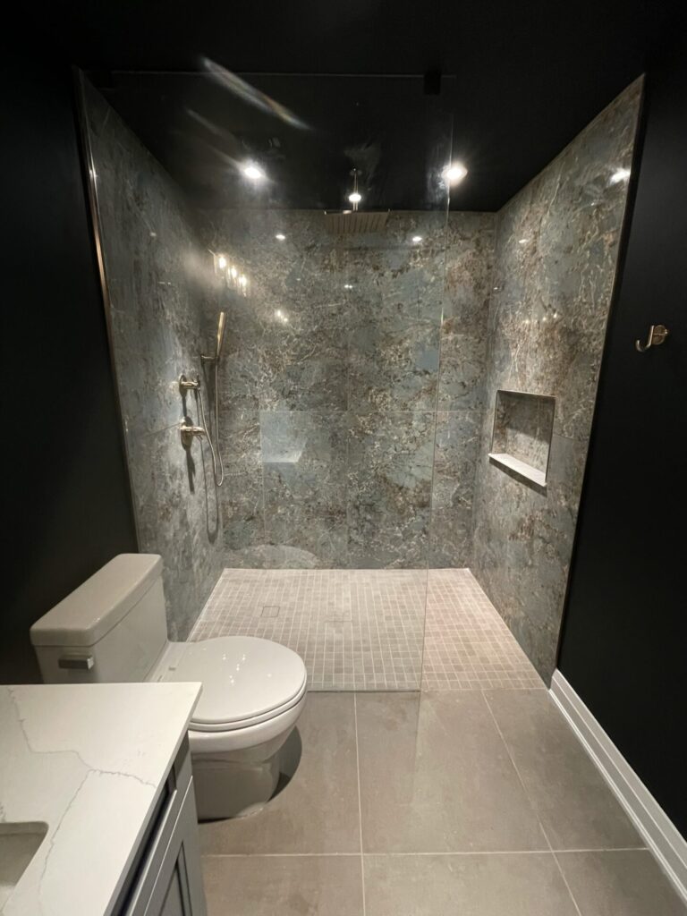 Elite-Building-Modern-Bathroom-Remodel-Design-Engineering-Hamilton-High-End-Construction-Contractor-Luxury-Finishes-Expert-Craftsmanship - Professional General Contractors in Renovations, Design, Building and Construction Serving Greater Hamilton Burlington Oakville and the Greater Toronto Area
