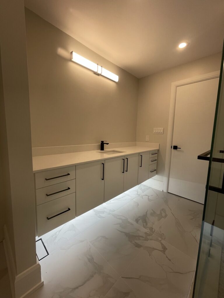 Elite-Building-Modern-Bathroom-Remodel-Design-Engineering-Marble-Tiling-Hamilton-General-Contractor - Professional General Contractors in Renovations, Design, Building and Construction Serving Greater Hamilton Burlington Oakville and the Greater Toronto Area