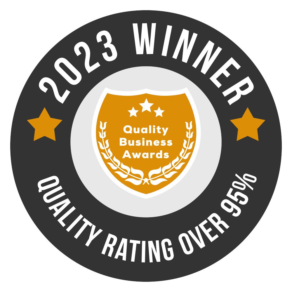 Quality Business Award 2023 - quality rating above 95%